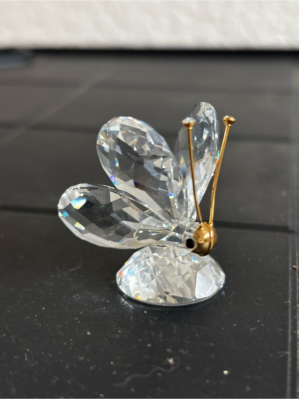 Swarovski crystal butterfly figurine
